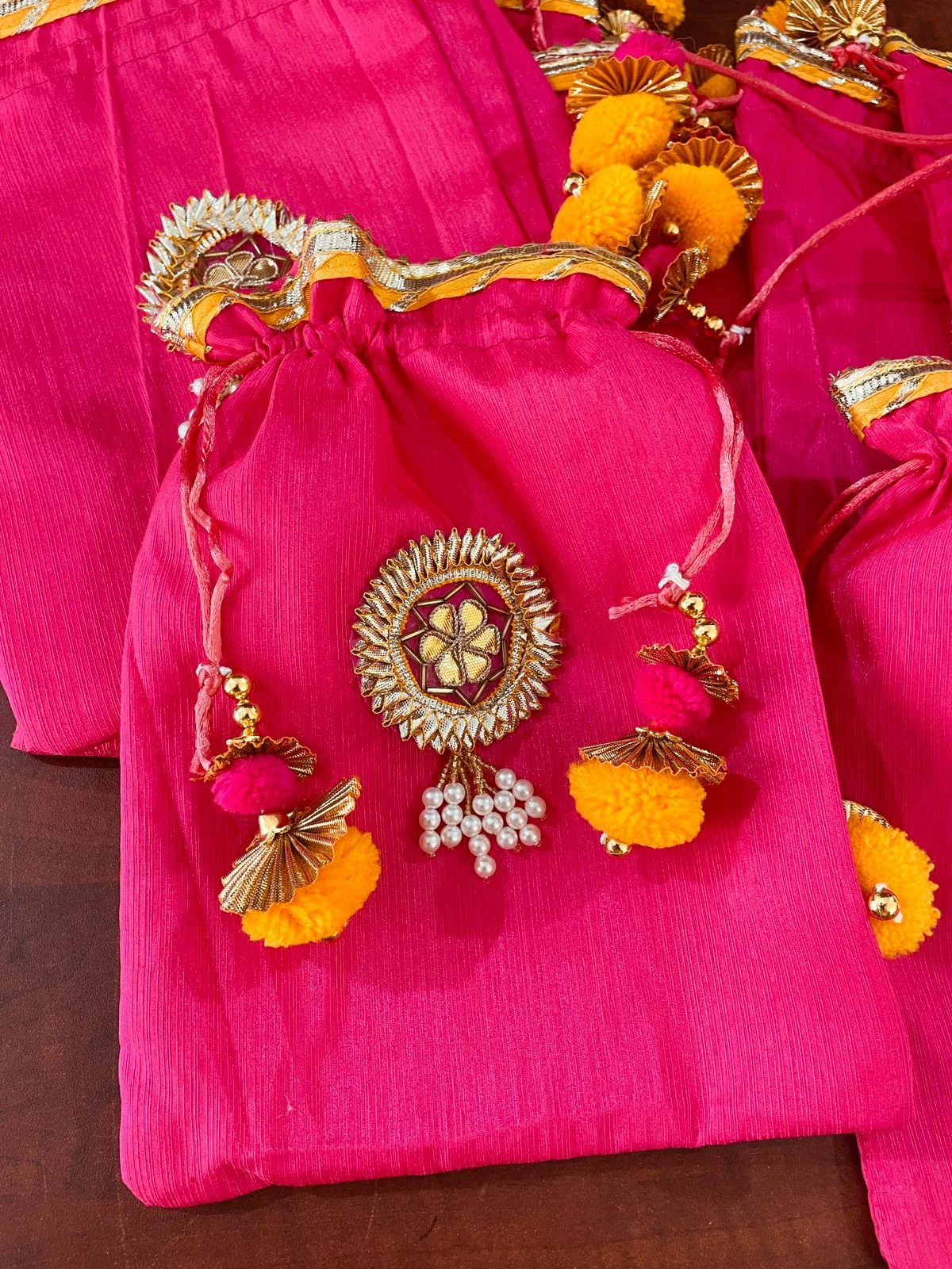 Pink Gota Potli (Pack of 20)